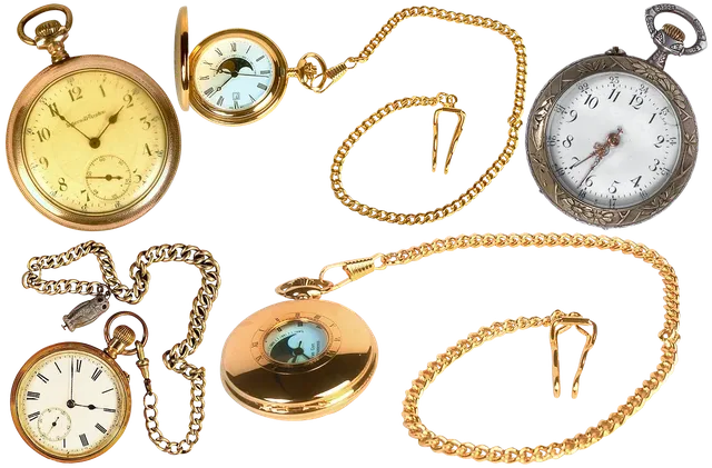 GOLD CHAINED WATCH IN BLACK